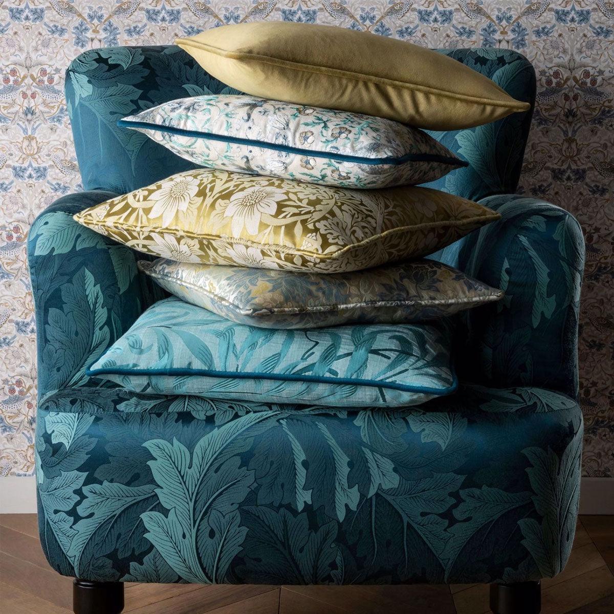 Clarke &amp; Clarke Acanthus Jacquard Fabric