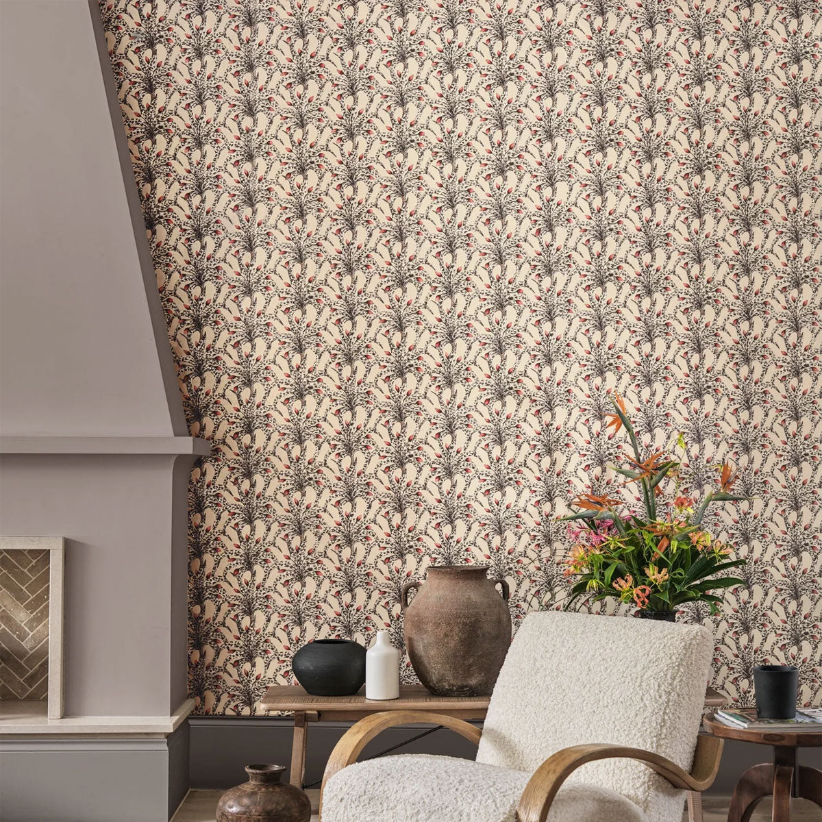 Afrika Damask Wallpaper - Cole & Son