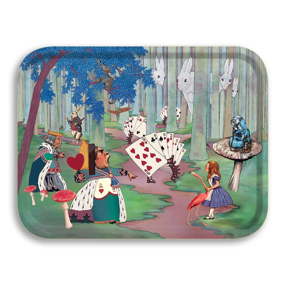 Avenida Home Alice Lost in the Woods birch tray