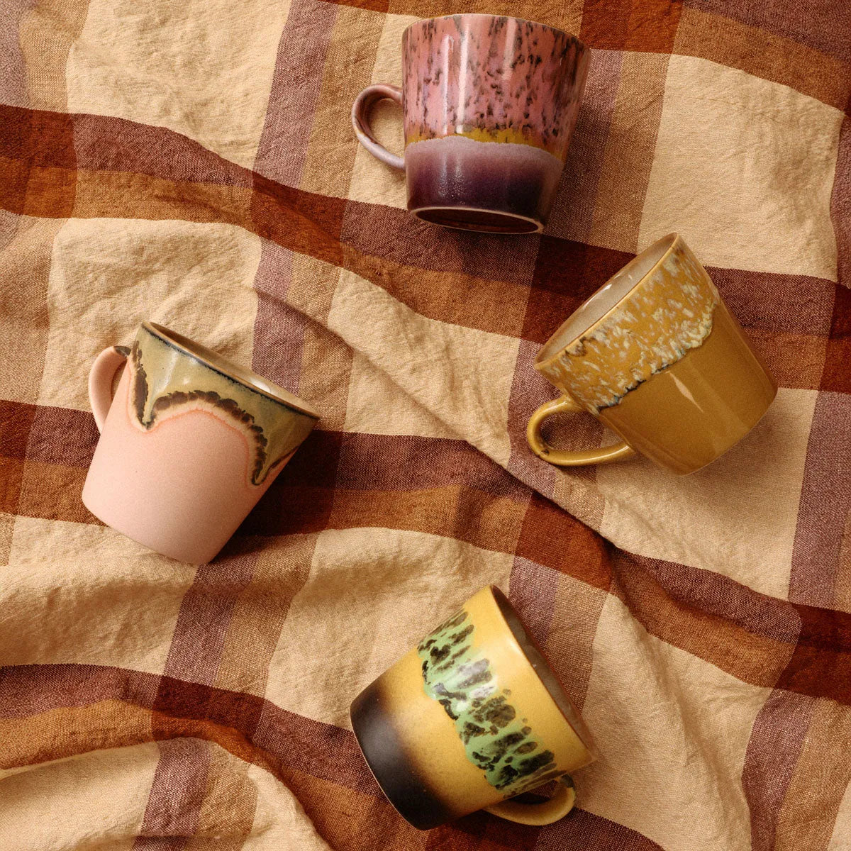70s Ceramics Mugs - HKLIVING