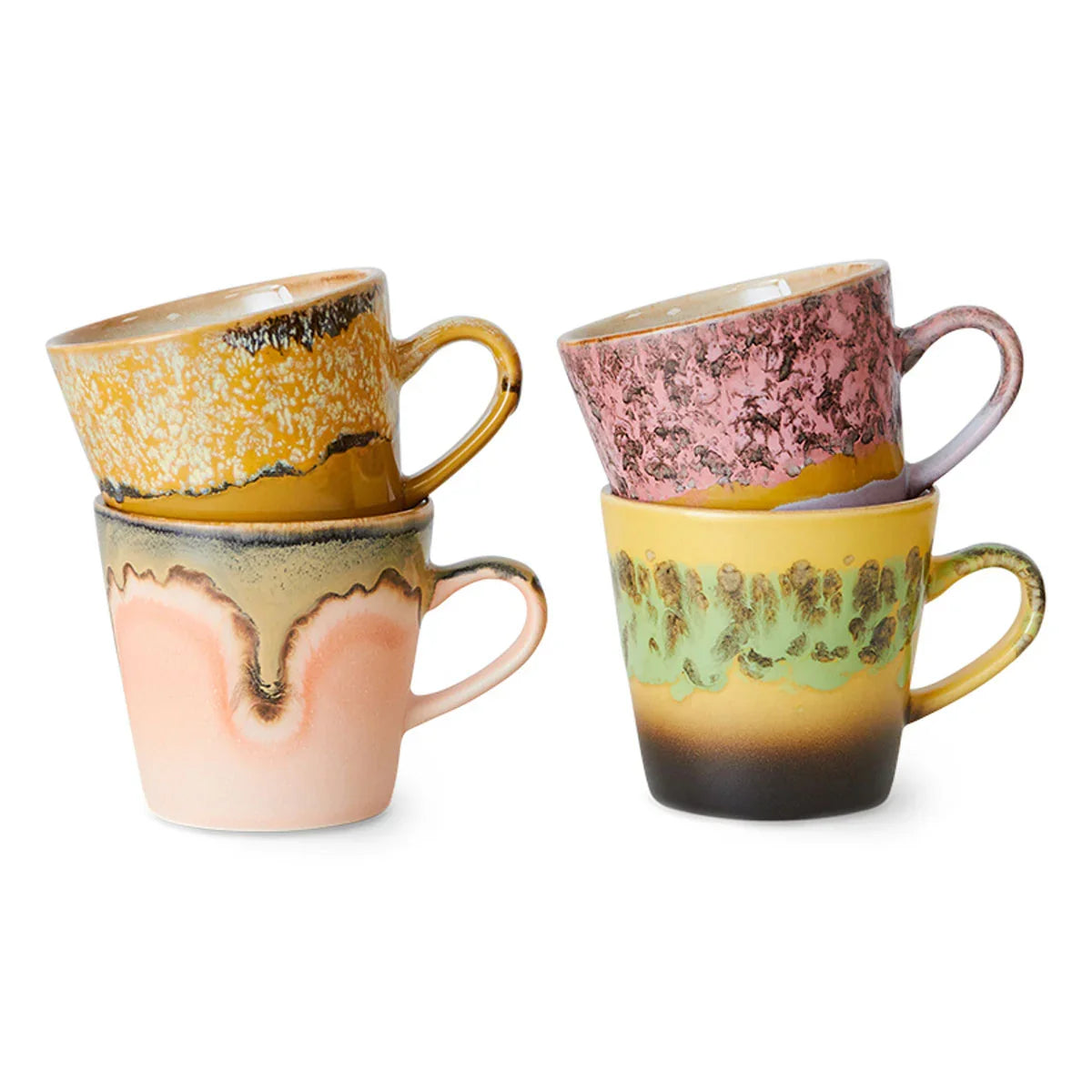 70s Ceramics Mugs - HKLIVING