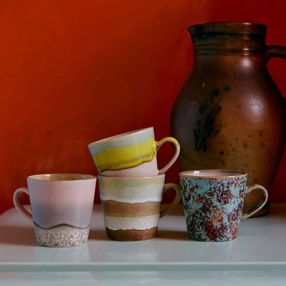70s Ceramics Mugs - HKLIVING
