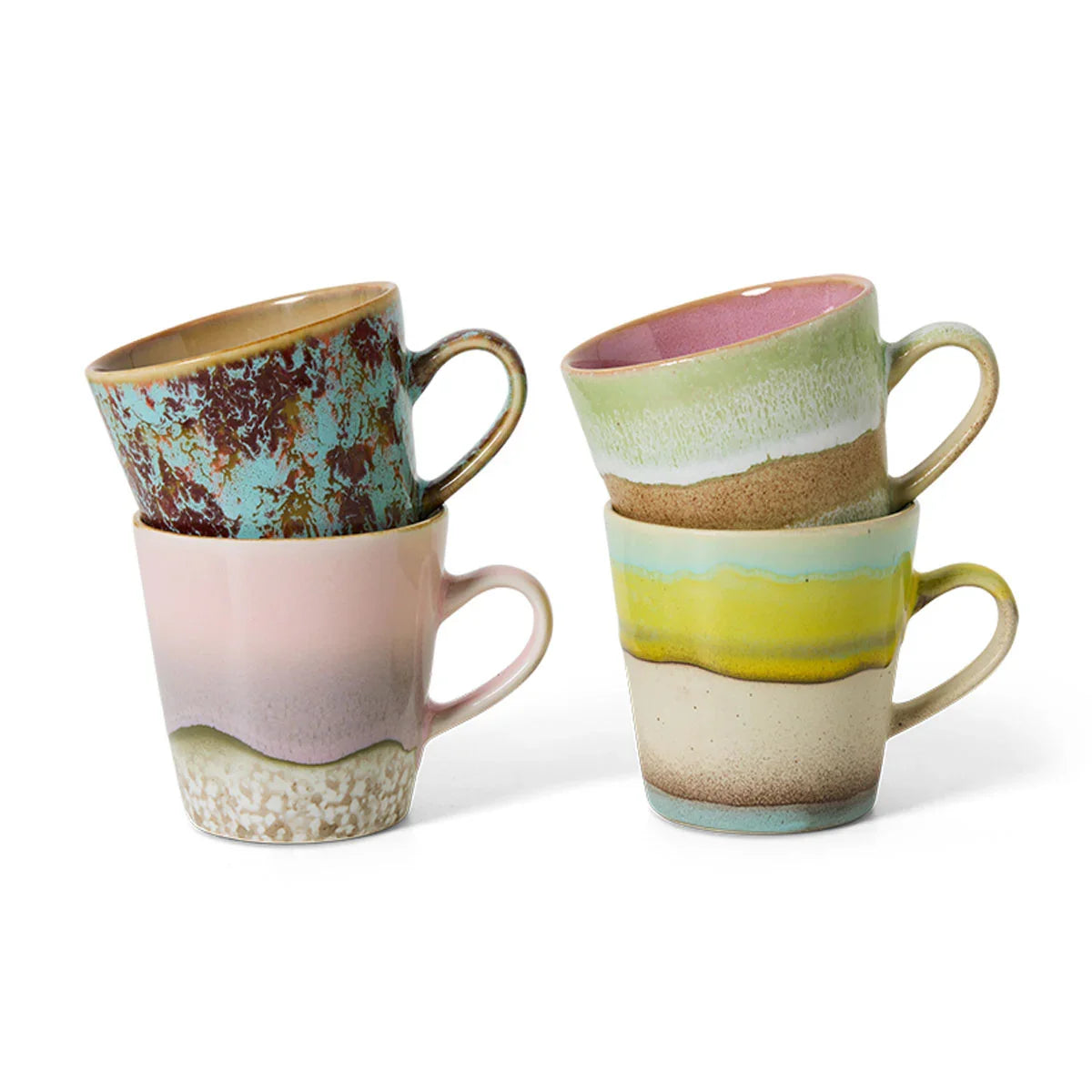 70s Ceramics Mugs - HKLIVING