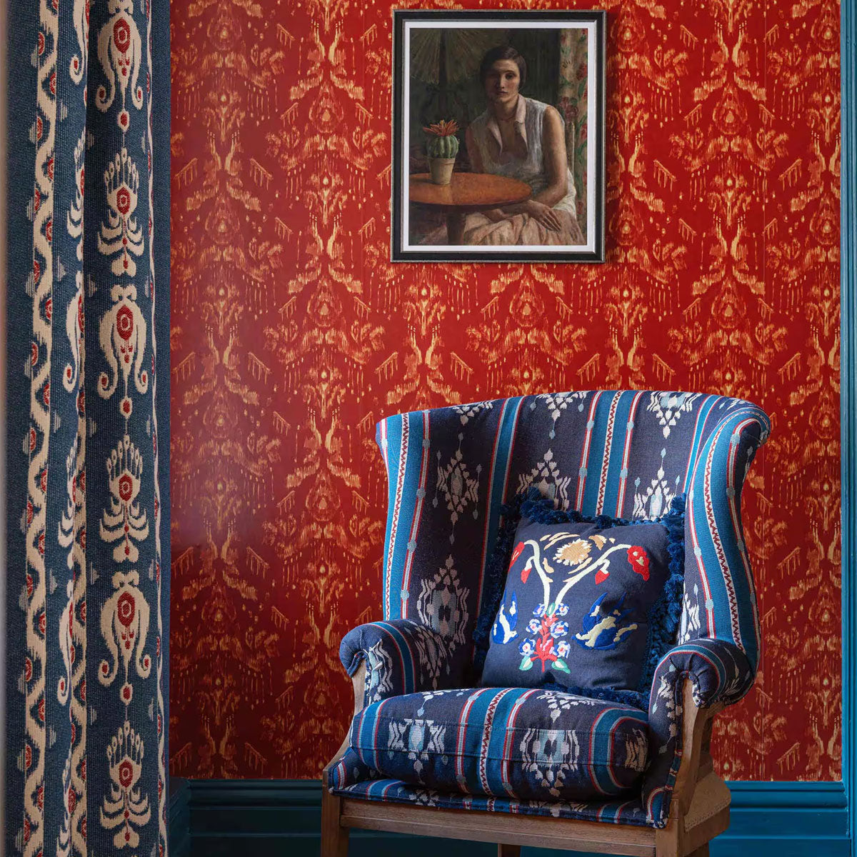Ancestral Ikat Wallpaper - Mind The Gap