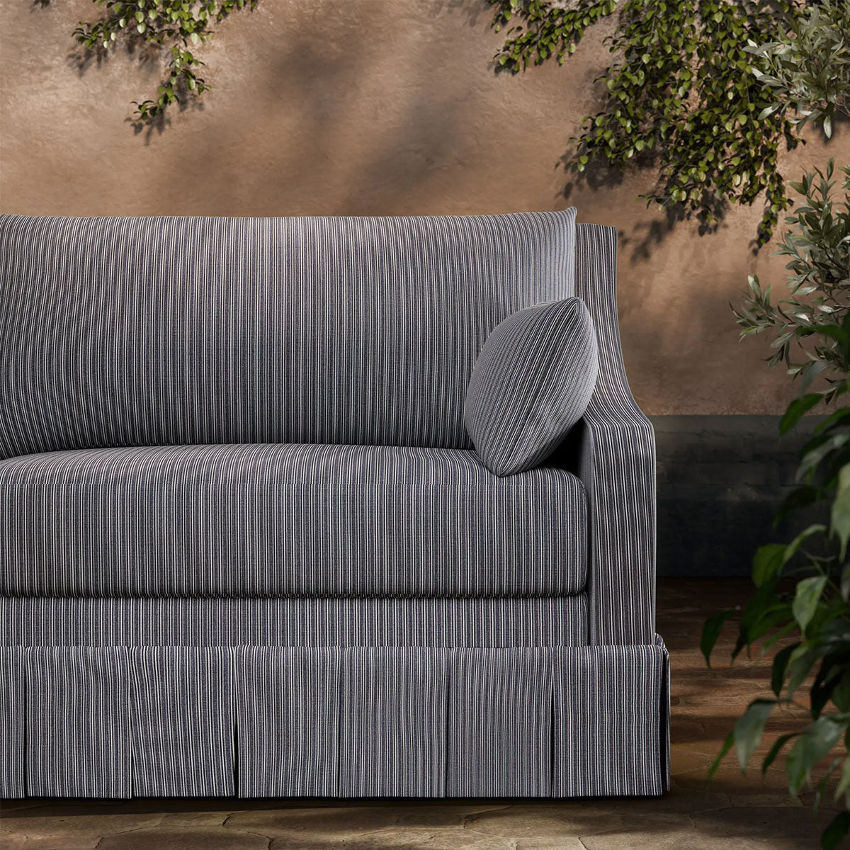 Apron Stripe Indoor Outdoor Fabric - Zoffany X Michael S. Smith