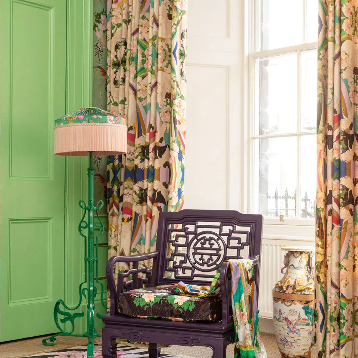 Arc en Ciel Fabric - Wendy Morrison Design - Courthouse Interiors