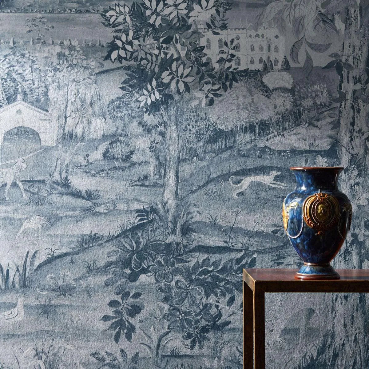 Arcadian Thames Wallpaper - Zoffany - Courthouse Interiors