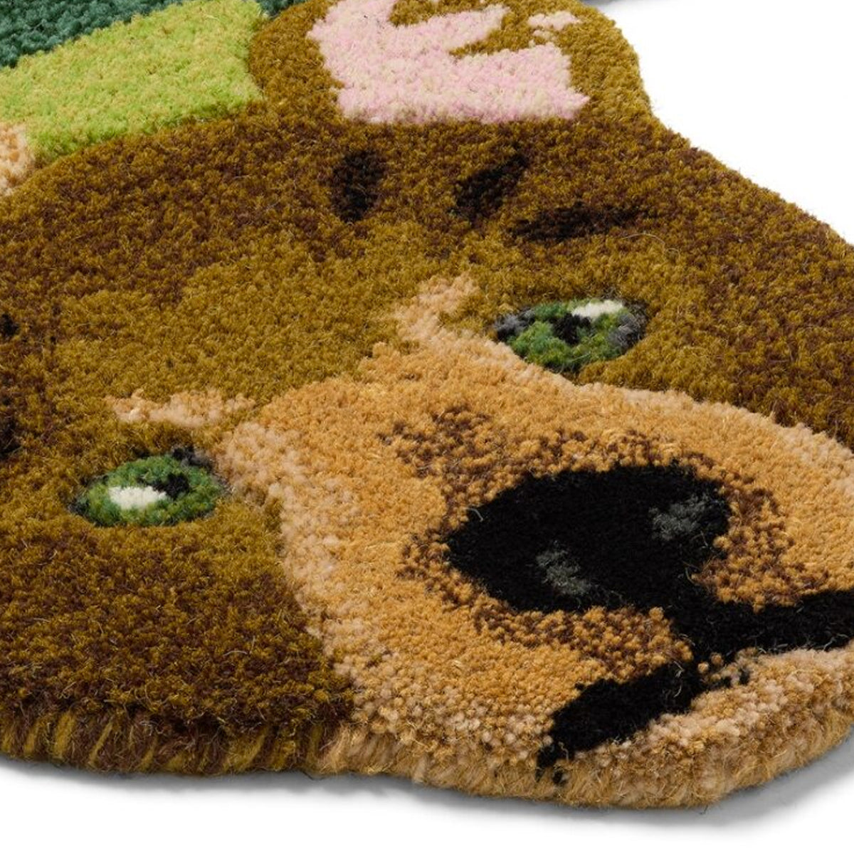 Archie Check Bear Rug Small - Doing Goods