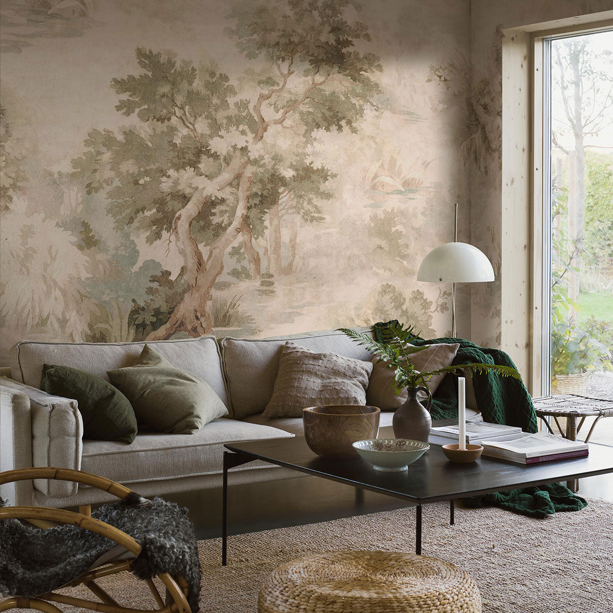 Archive Landscape Mural Wallpaper - Borastapeter