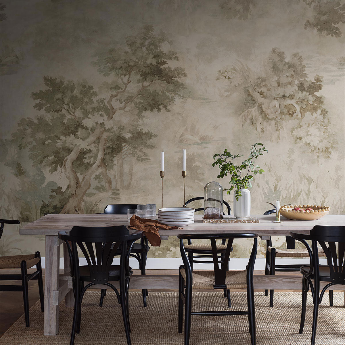 Archive Landscape Mural Wallpaper - Borastapeter