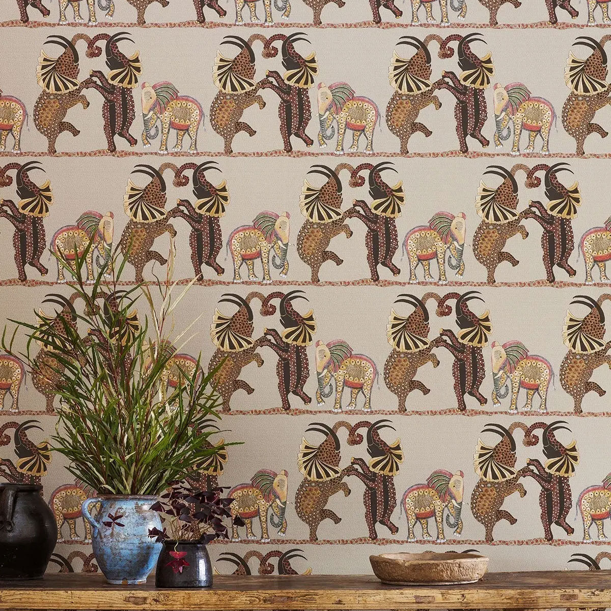 Safari Dance Wallpaper - Cole & Son