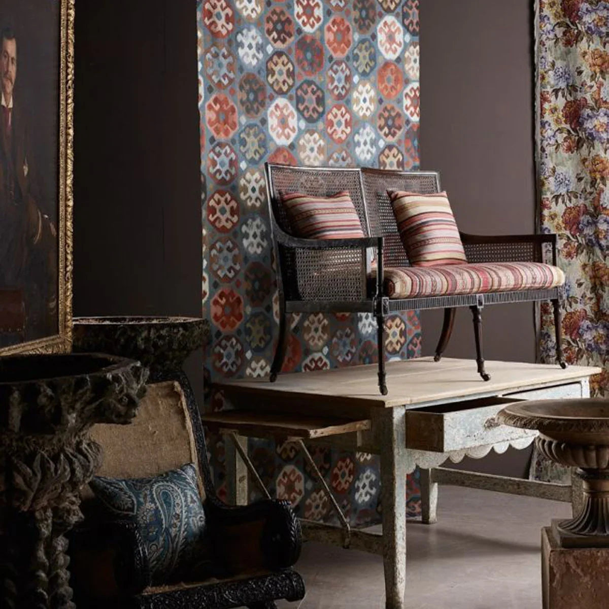 Art Stripe Fabric - Mulberry Home