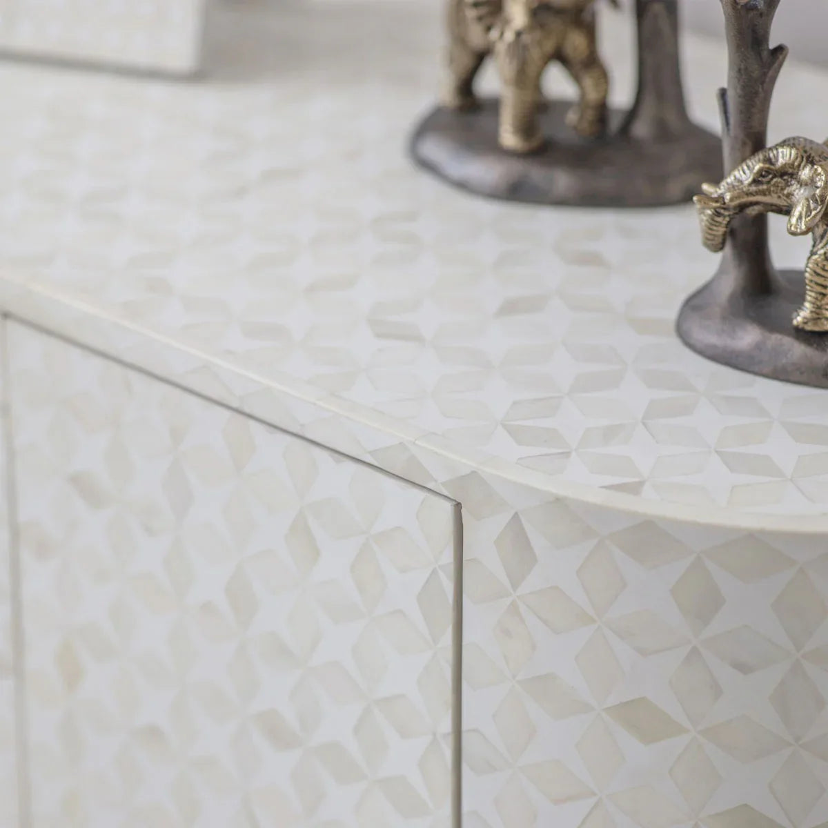 Aspen Bone Inlay Two Door Cabinet - Courthouse Furniture