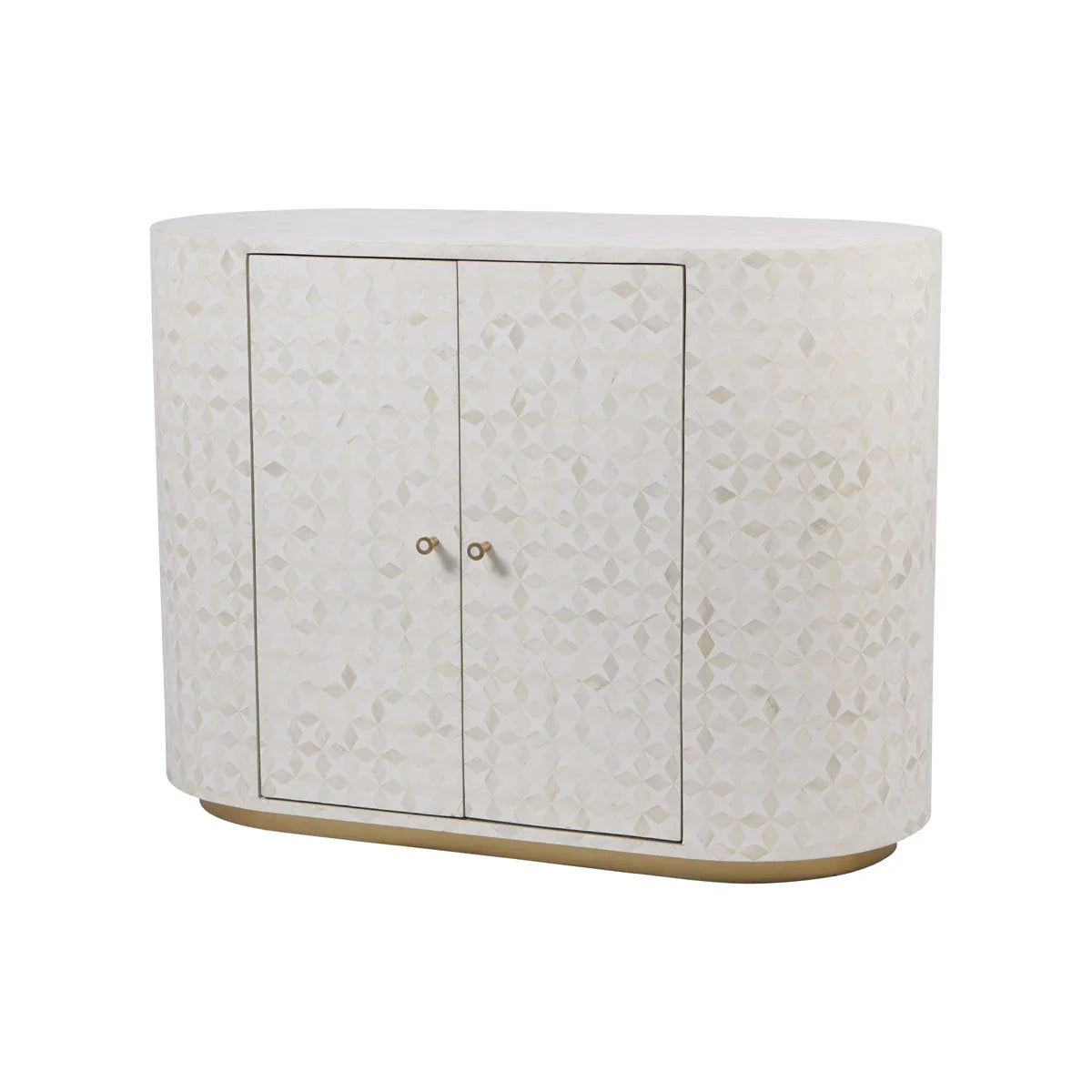 Aspen Bone Inlay Two Door Cabinet - Courthouse Furniture