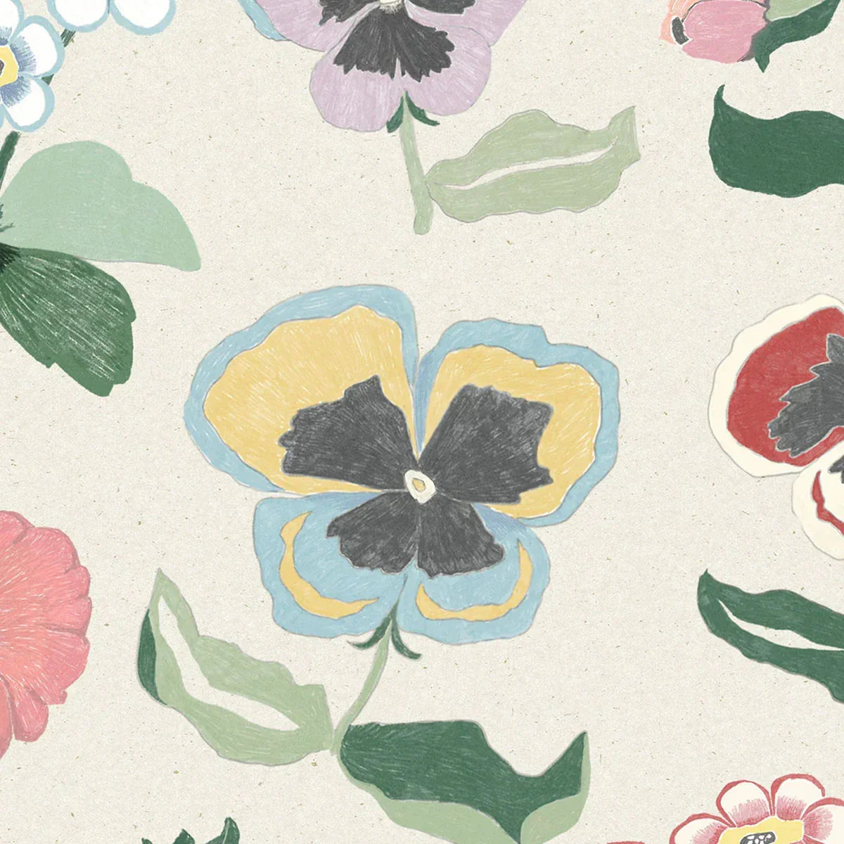 Astrid Wilson Posy Mural Wallpaper - Borastapeter