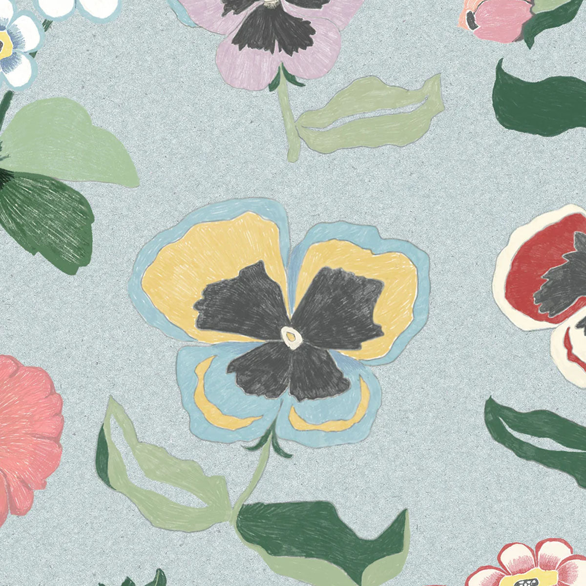 Astrid Wilson Posy Mural Wallpaper - Borastapeter