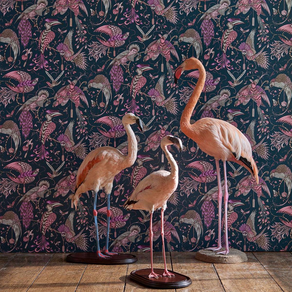 Clarke &amp; Clarke X Emma Shipley Audubon Wallpaper