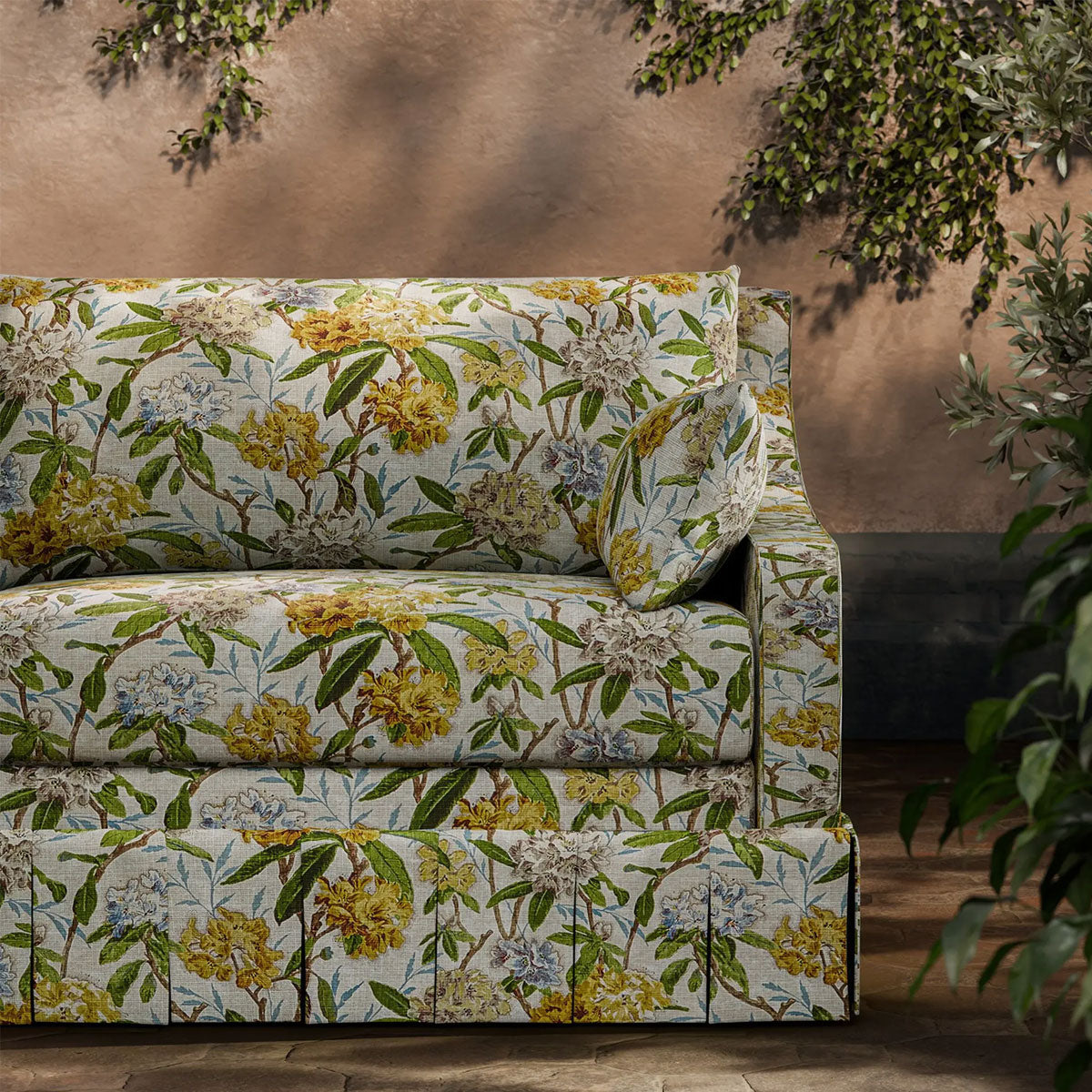 Azalea Path Indoor Outdoor Fabric - Zoffany X Michael S. Smith