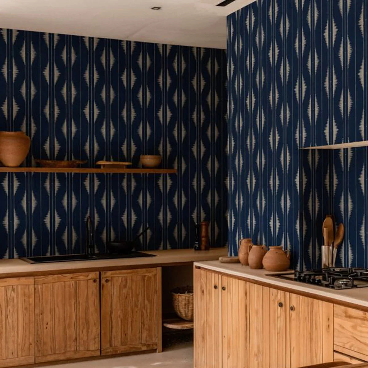 Azilal Embroidery Wallpaper - Coordonne