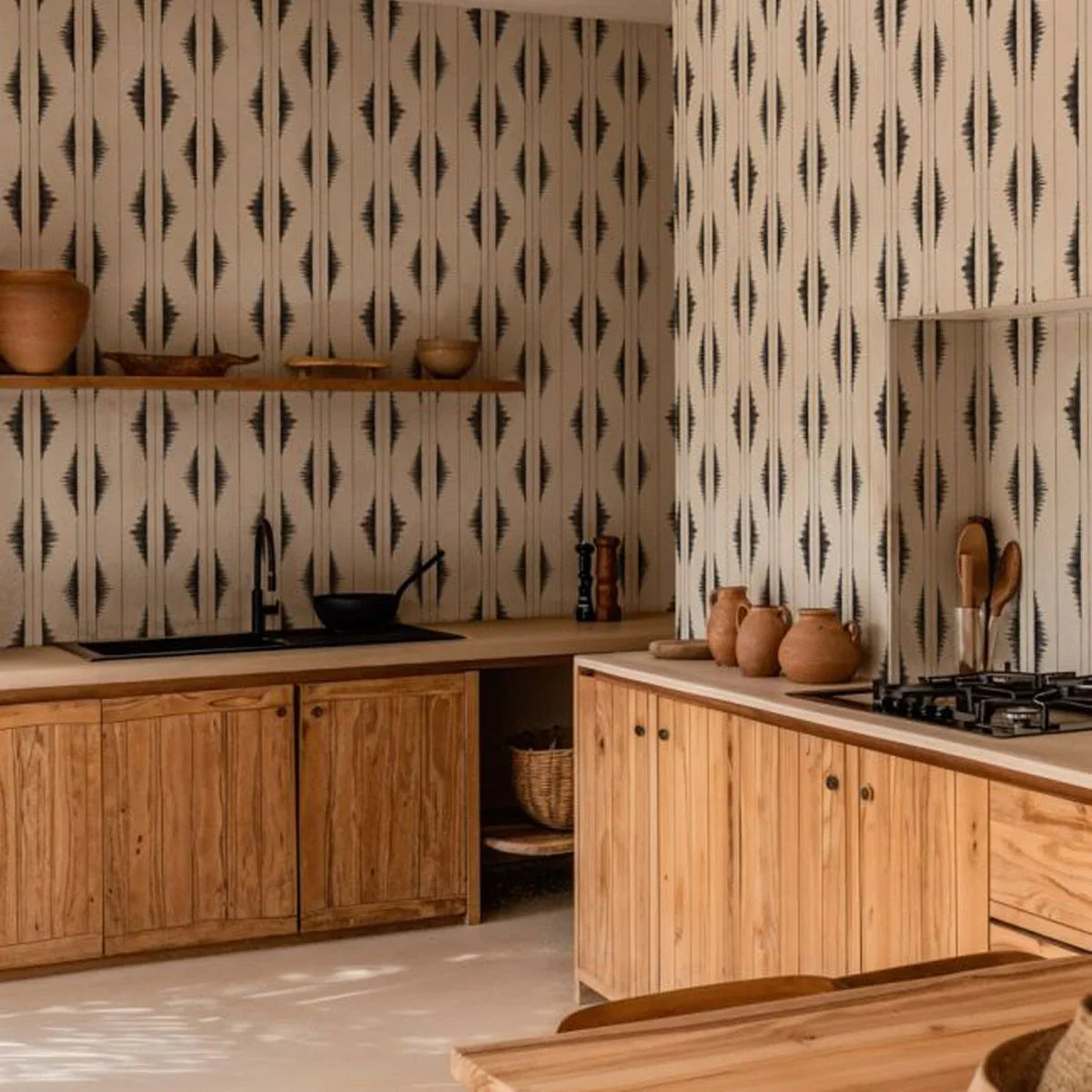 Azilal Embroidery Wallpaper - Coordonne