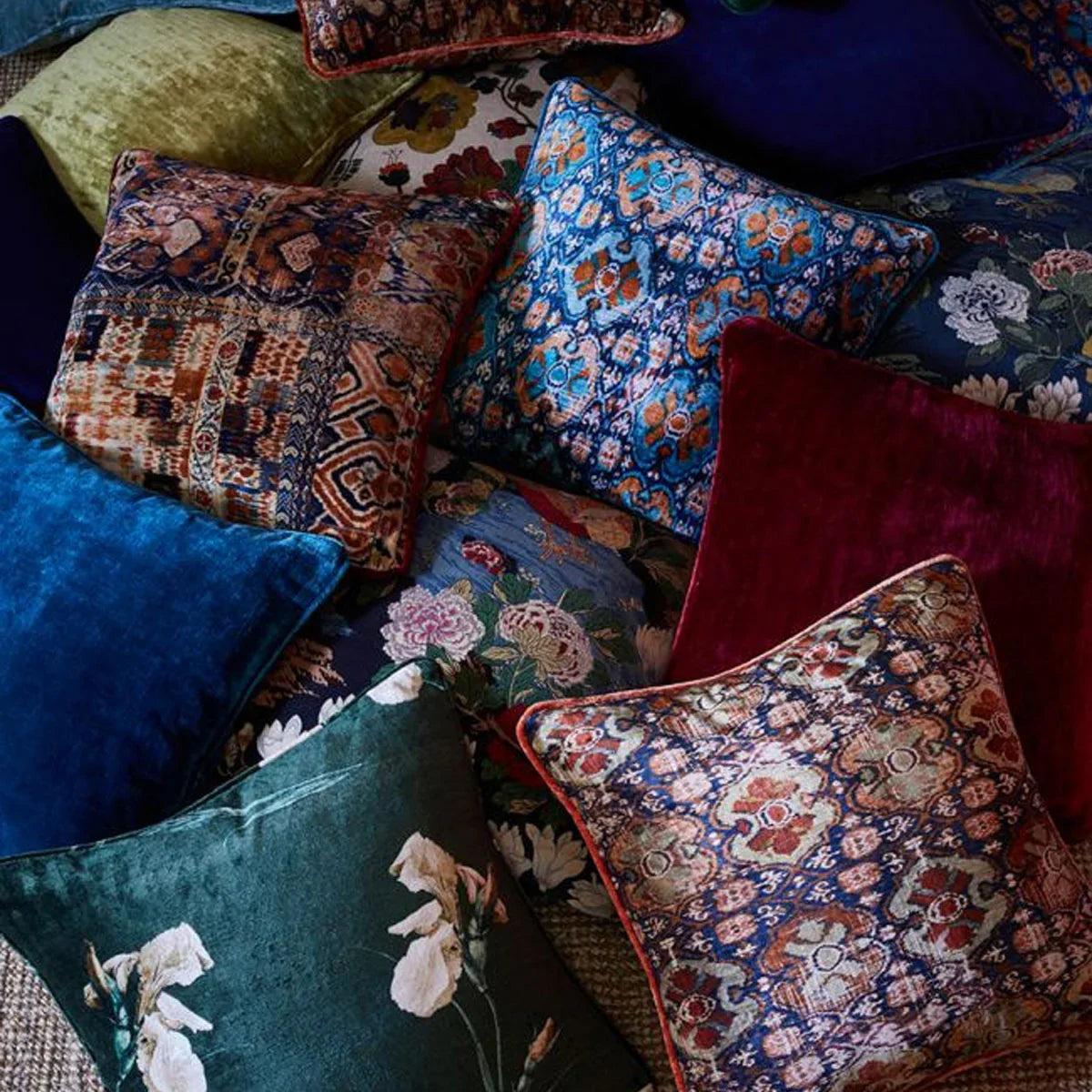 Baker Iris Fabric - GP&J Baker