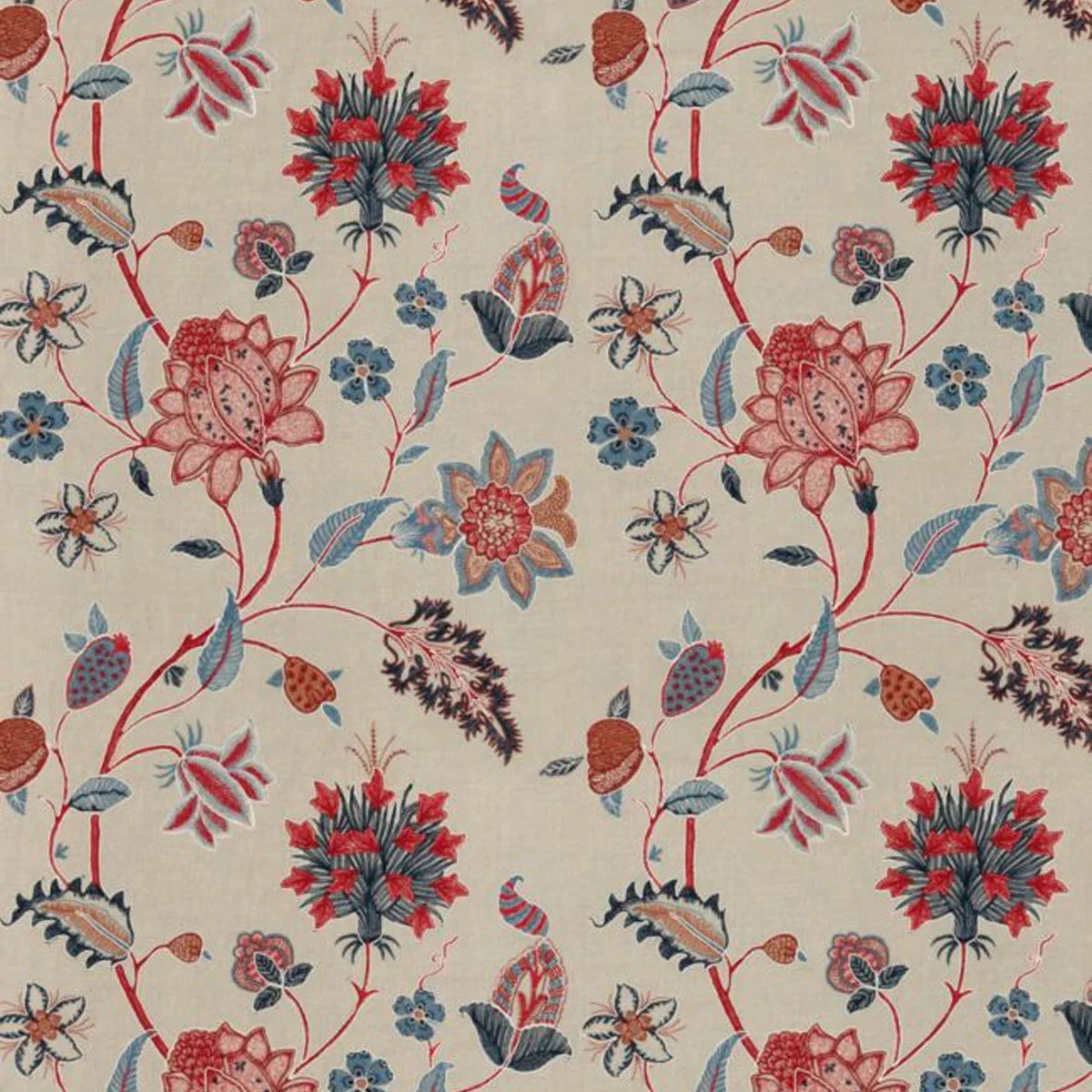 Bakers Indienne Embroidery Fabric - GP&J Baker