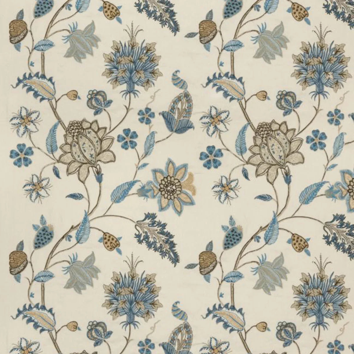 Bakers Indienne Embroidery Fabric - GP&J Baker