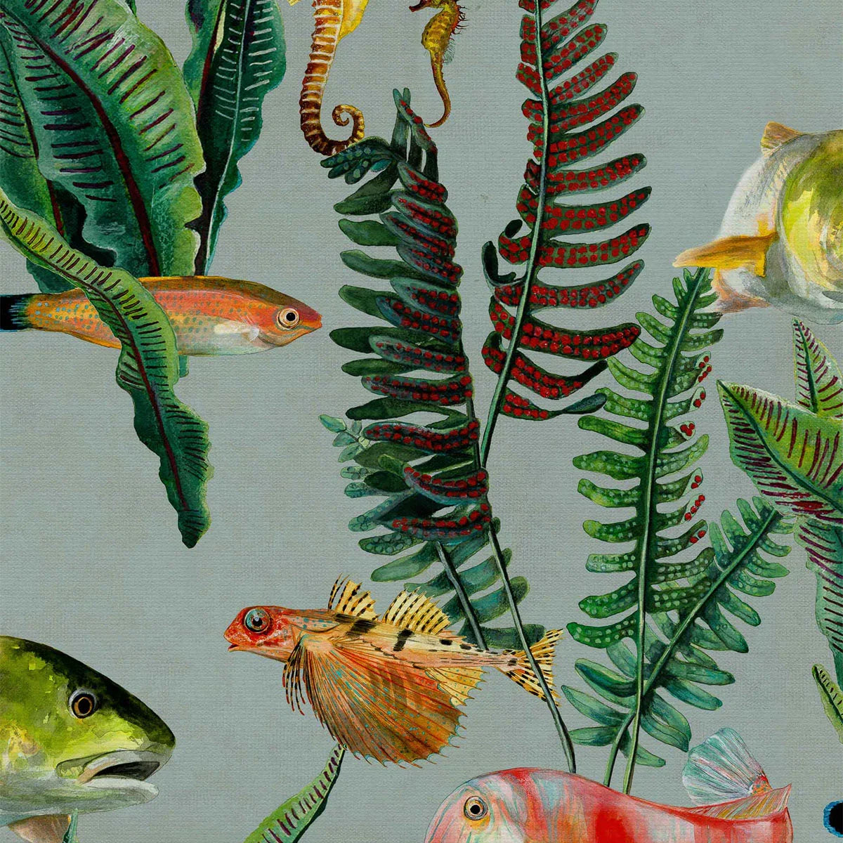 Bank of Fish Wallpaper - Coordonne