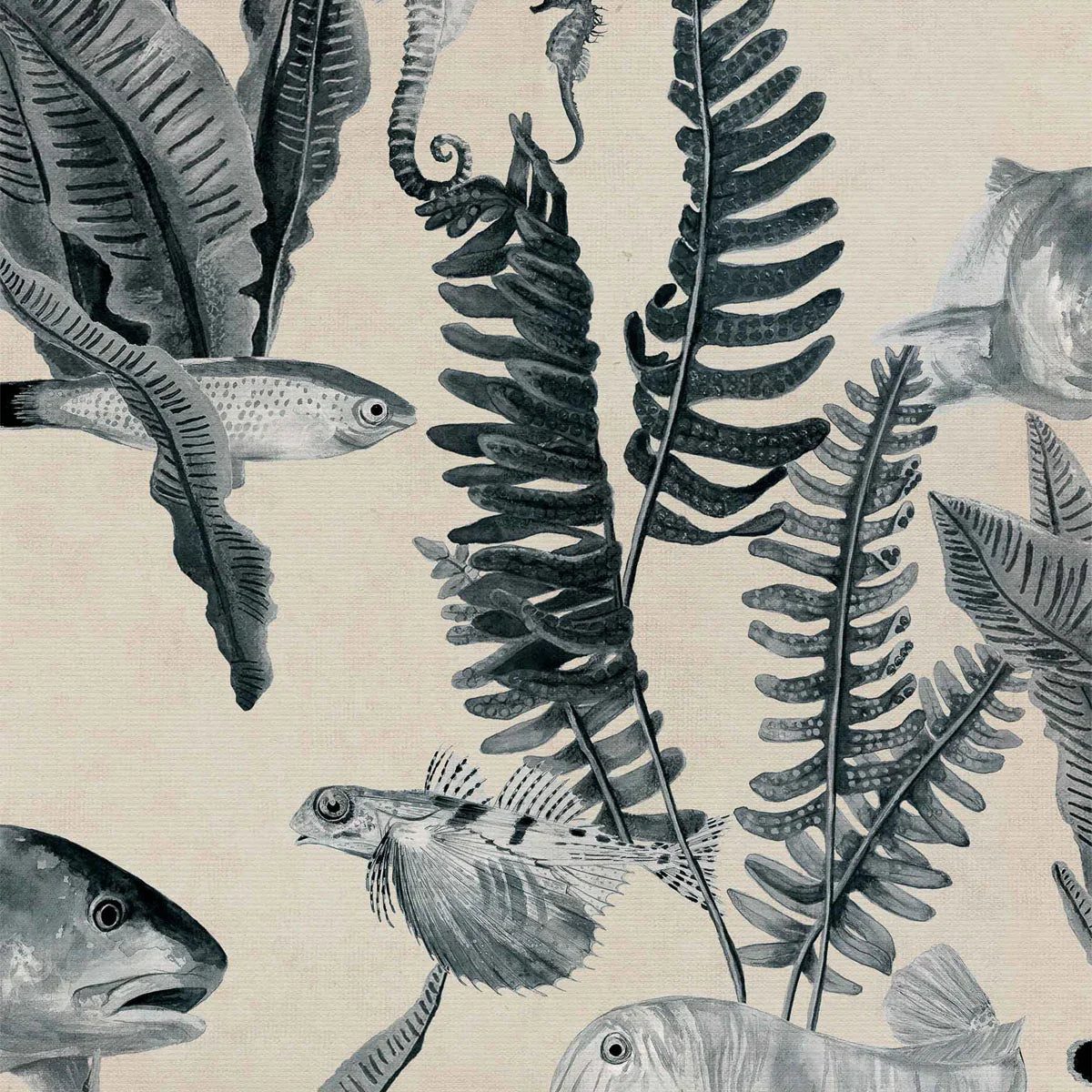 Bank of Fish Wallpaper - Coordonne