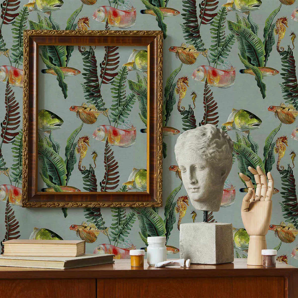 Bank of Fish Wallpaper - Coordonne