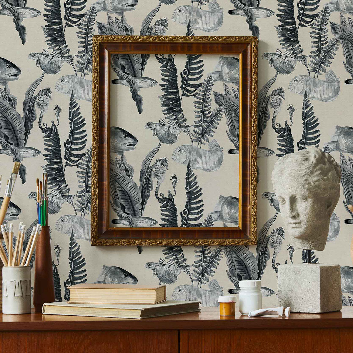 Bank of Fish Wallpaper - Coordonne