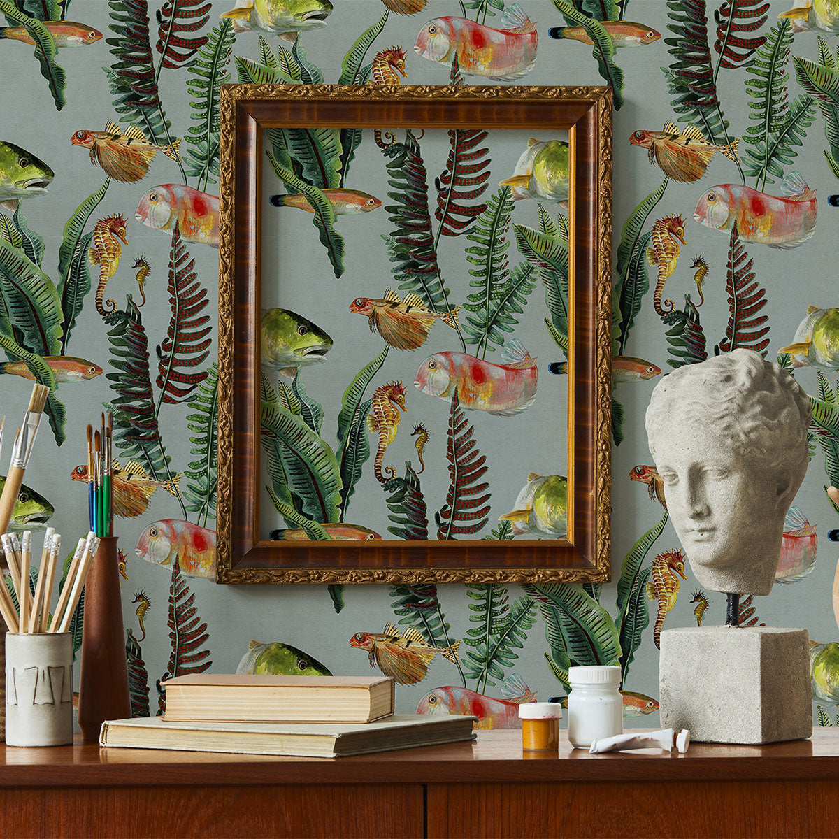 Bank of Fish Wallpaper - Coordonne