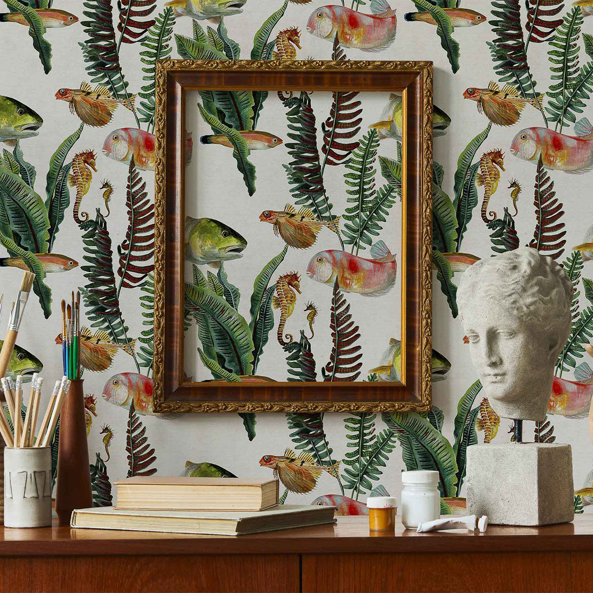 Bank of Fish Wallpaper - Coordonne