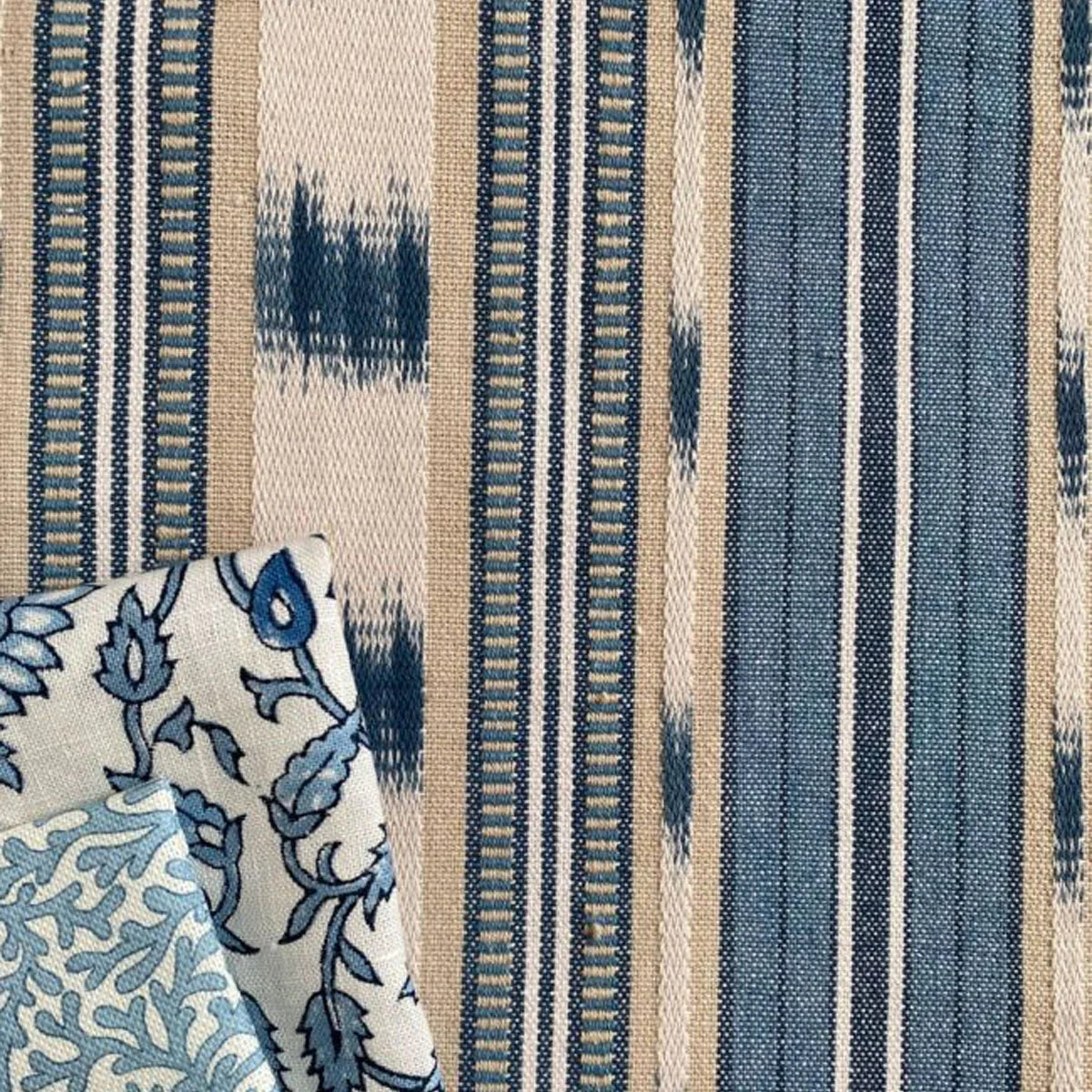 Basil Stripe Fabric - GP&J Baker