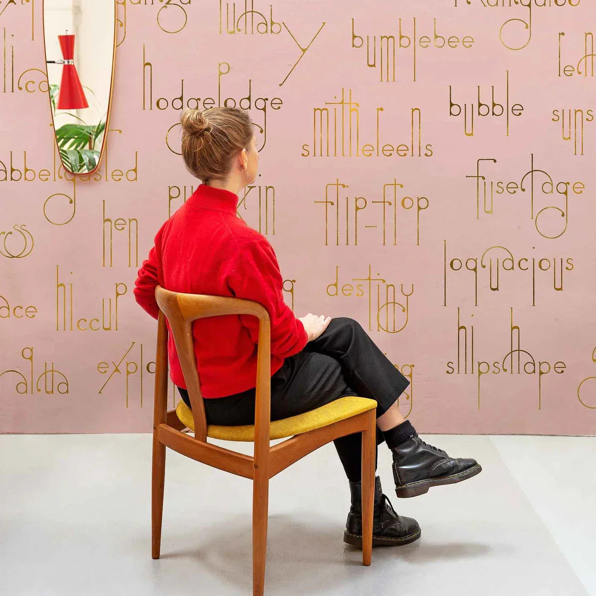 Beautiful Words Mural Wallpaper - Coordonne