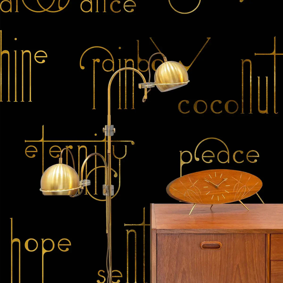 Beautiful Words Mural Wallpaper - Coordonne