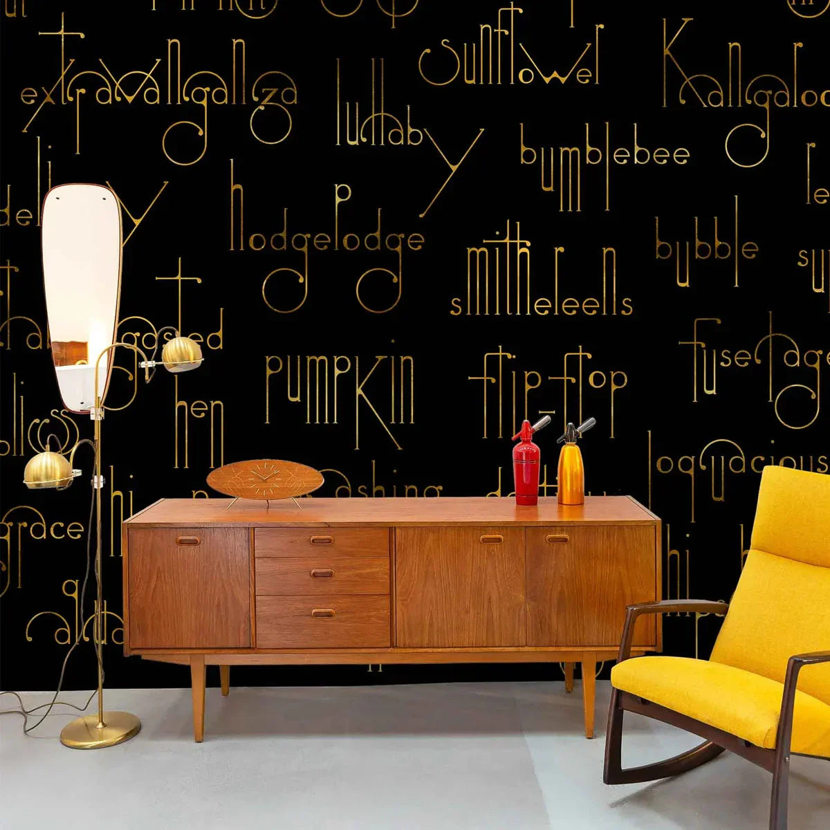 Beautiful Words Mural Wallpaper - Coordonne