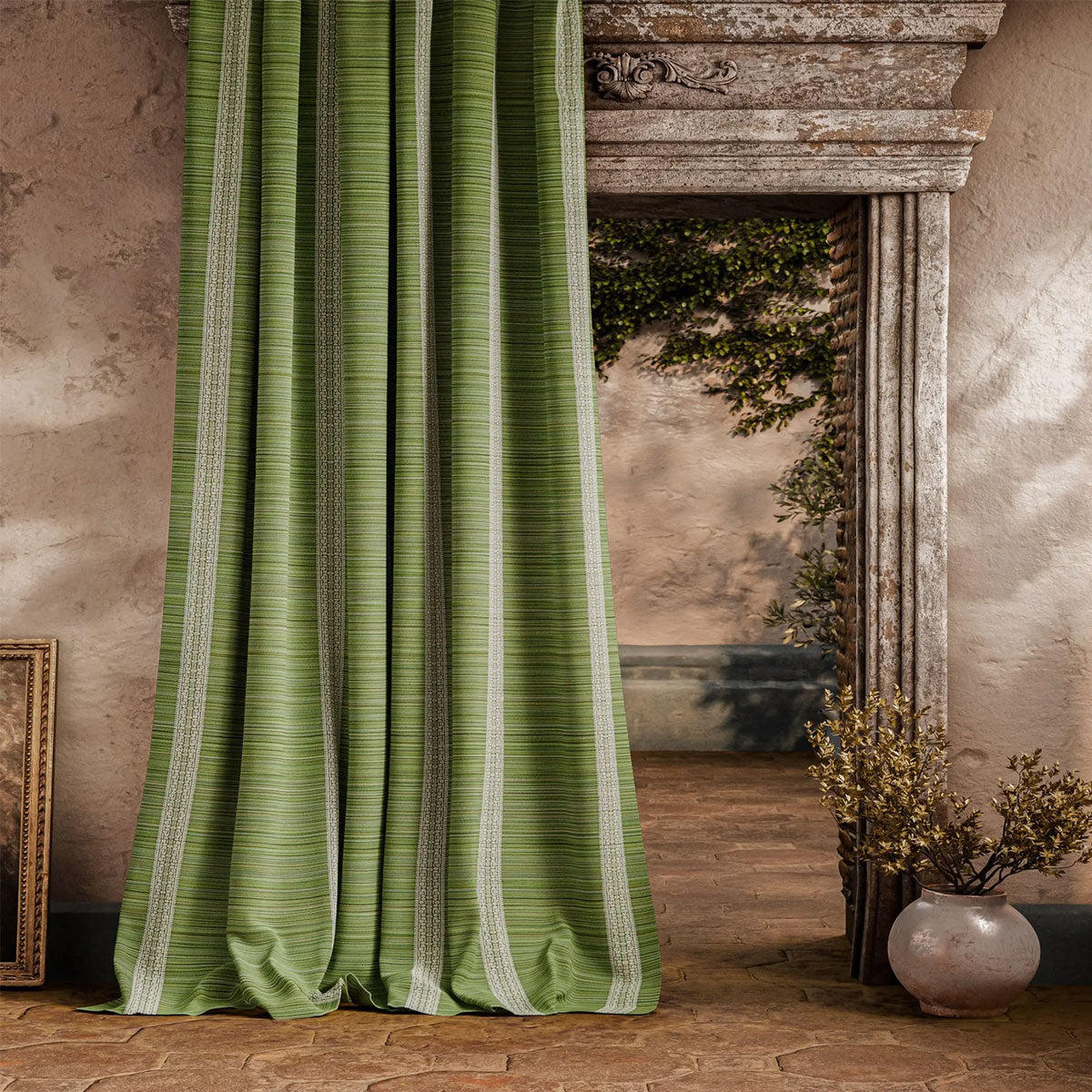 Bellagio Stripe Indoor Outdoor Fabric - Zoffany X Michael S. Smith