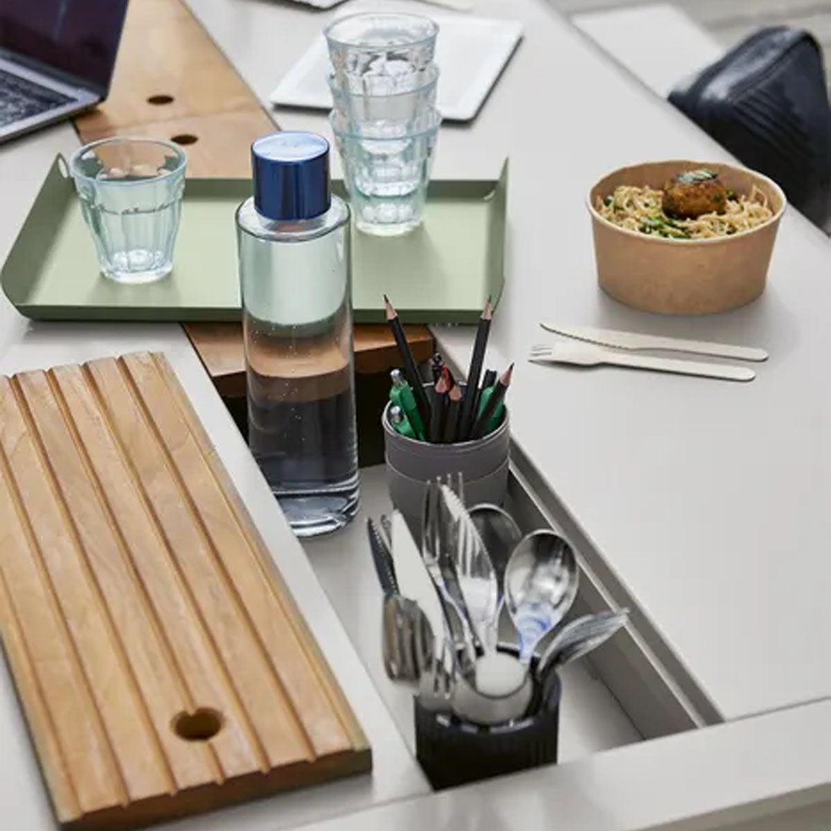 Bellevie Table 196 X 90 CM - With Storage - Fermob