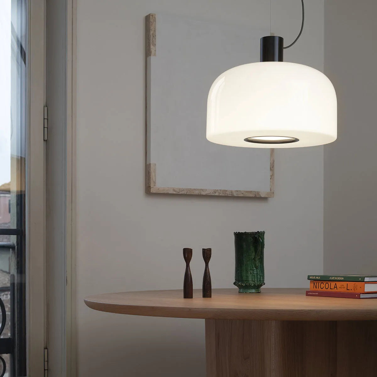 Bellhop Glass Suspension Lamp - Flos