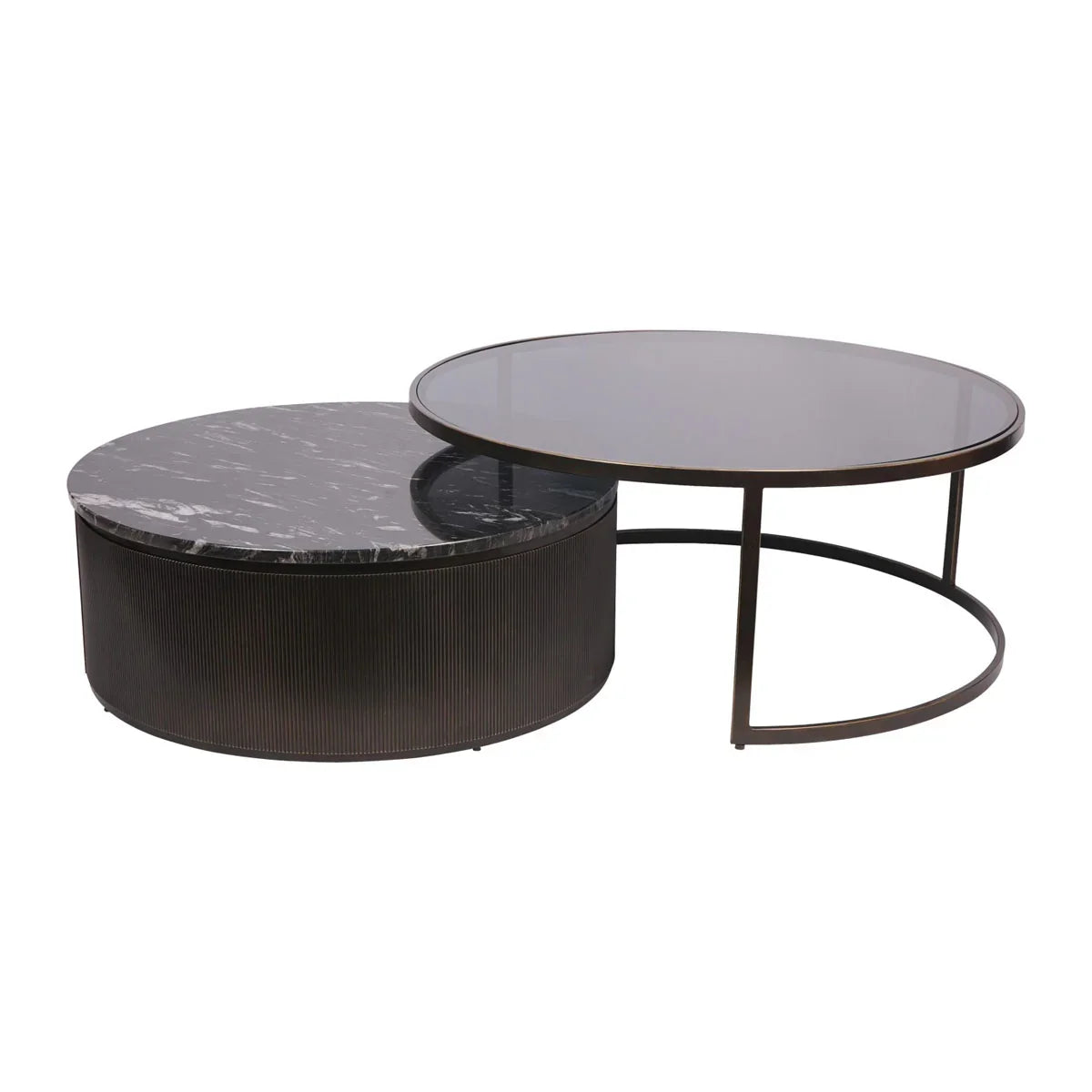 Belvedere Set of Two Nesting Coffee Tables - Courthouse Furniture