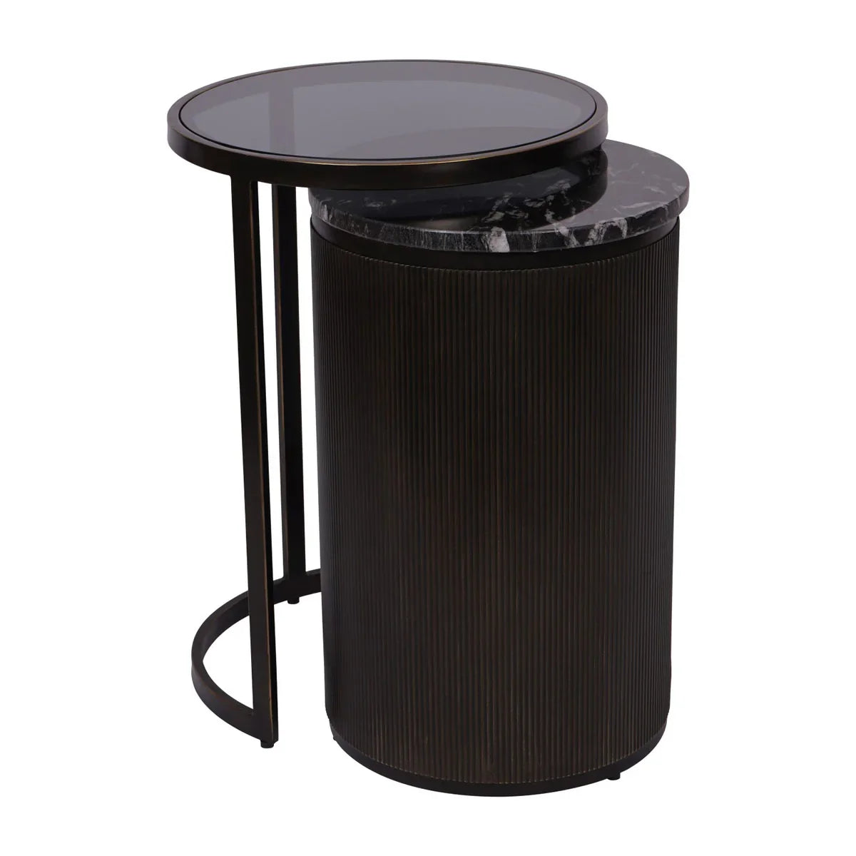 Belvedere Set of Two Nesting Side Tables - Courthouse Furniture