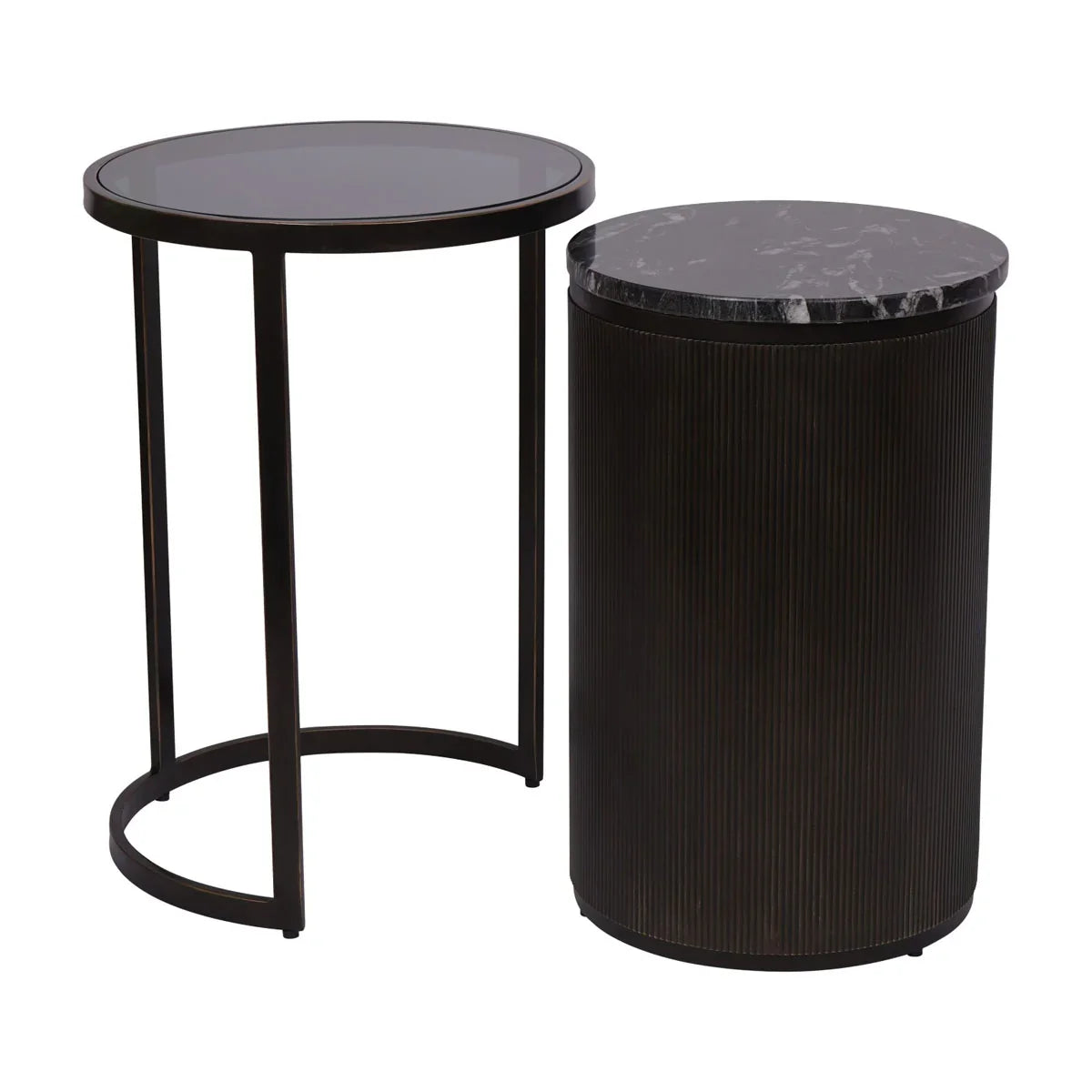Belvedere Set of Two Nesting Side Tables - Courthouse Furniture