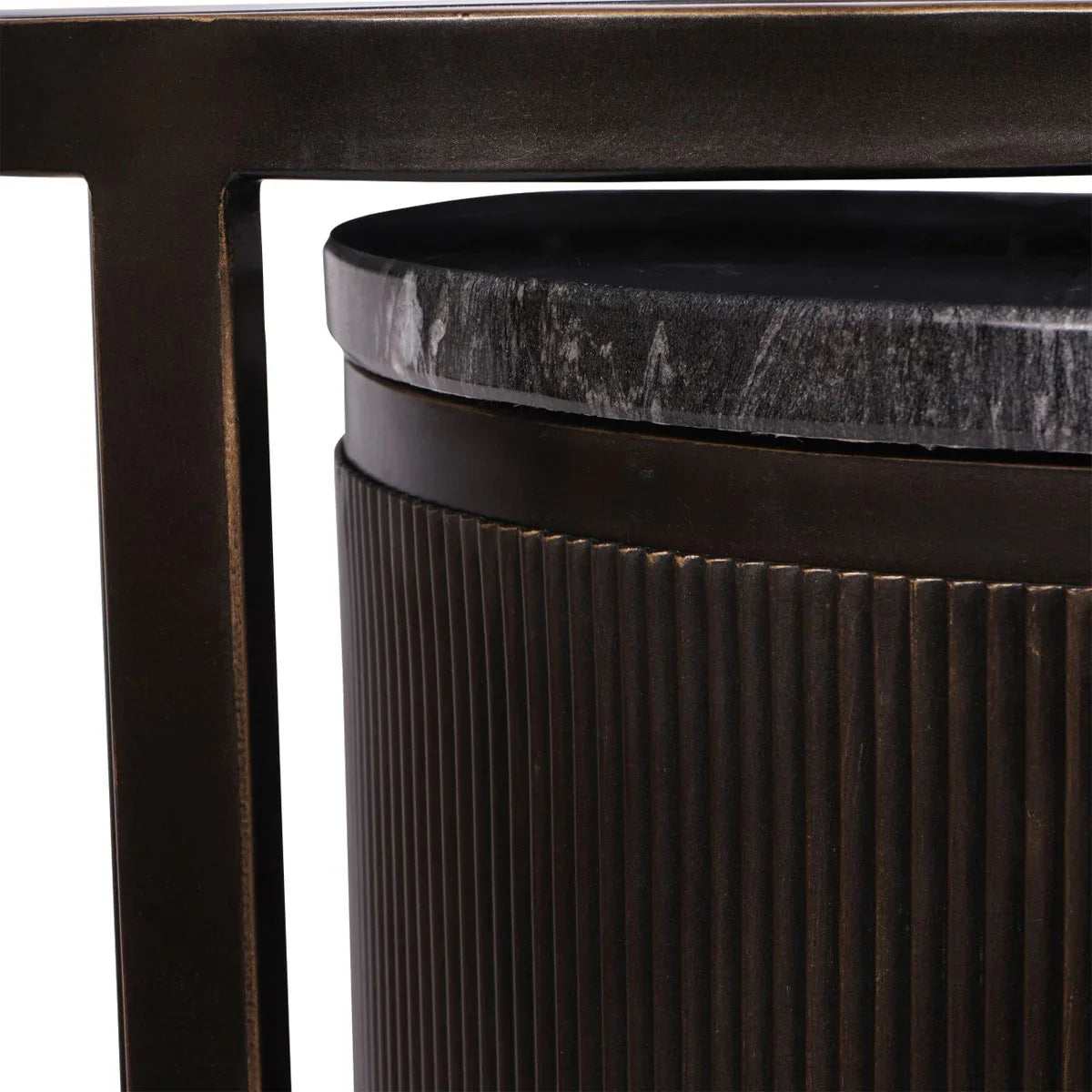 Belvedere Set of Two Nesting Side Tables - Courthouse Furniture