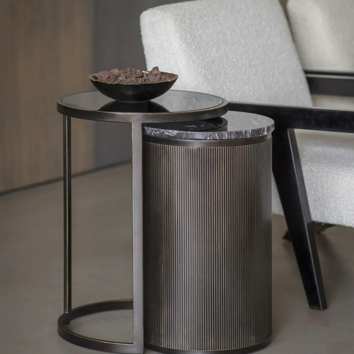 Belvedere Set of Two Nesting Side Tables - Courthouse Furniture
