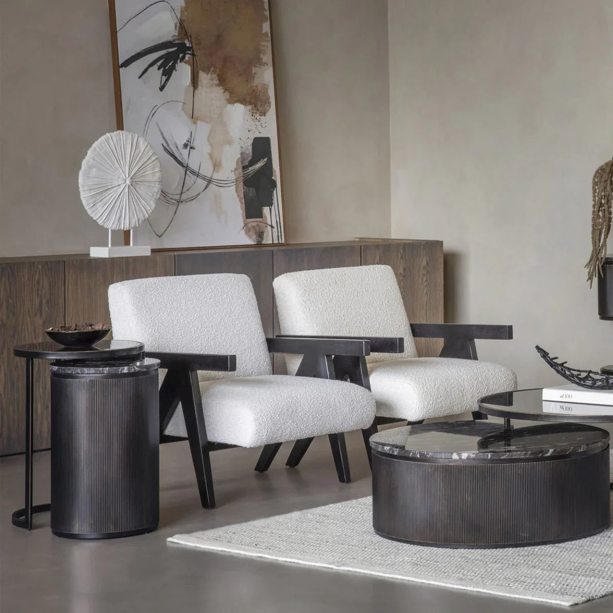 Belvedere Set of Two Nesting Side Tables - Courthouse Furniture