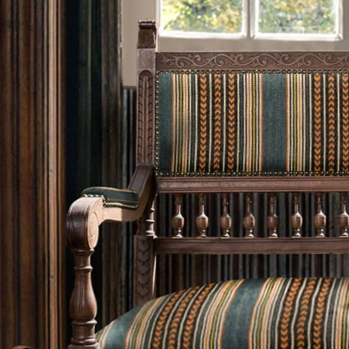 Berber Stripe Fabric - Mulberry Home
