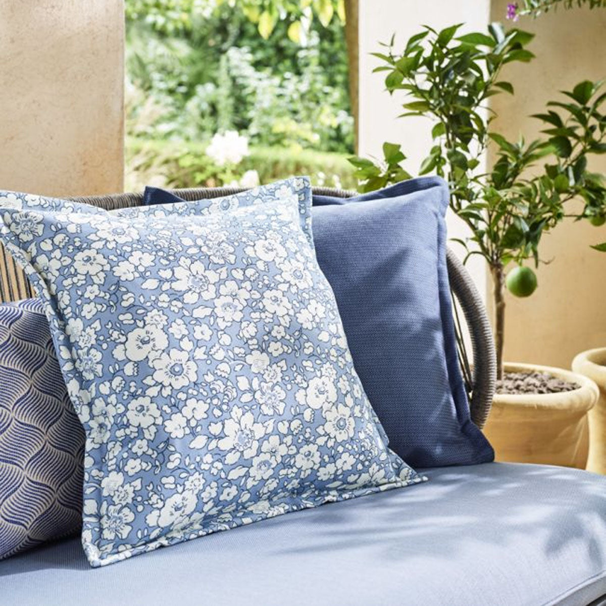 Betsy Bloom Outdoor Fabric - Liberty