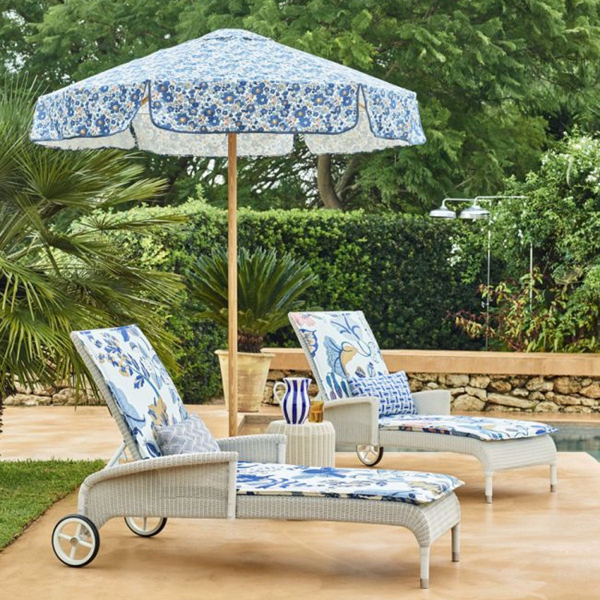 Betsy Flora Outdoor Fabric - Liberty