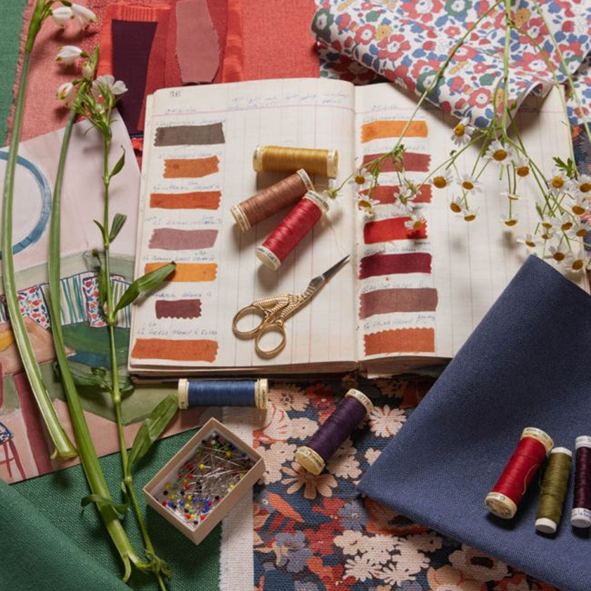 Betsy Flora Fabric - Liberty
